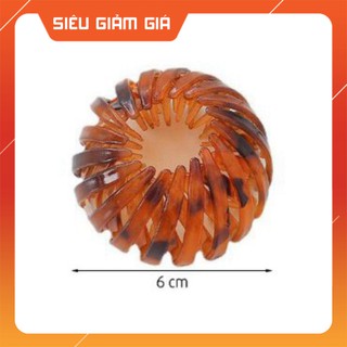 Chụp Búi Tóc Tròn - Kẹp Tóc Dạng Tròn Co Giãn