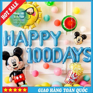 Trang Trí Sinh Nhật Bé Trai Gái, Sinh Nhật Bé Tuổi Chuột, Combo Sinh Nhật Mickey Đẹp Tặng Kèm Đồ Bơm 🌸HOT🌸