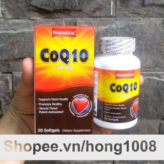 Viên uống CoQ10 30mg Pharmekal 30 viên - Hỗ trợ tim mạch, chống lão hóa