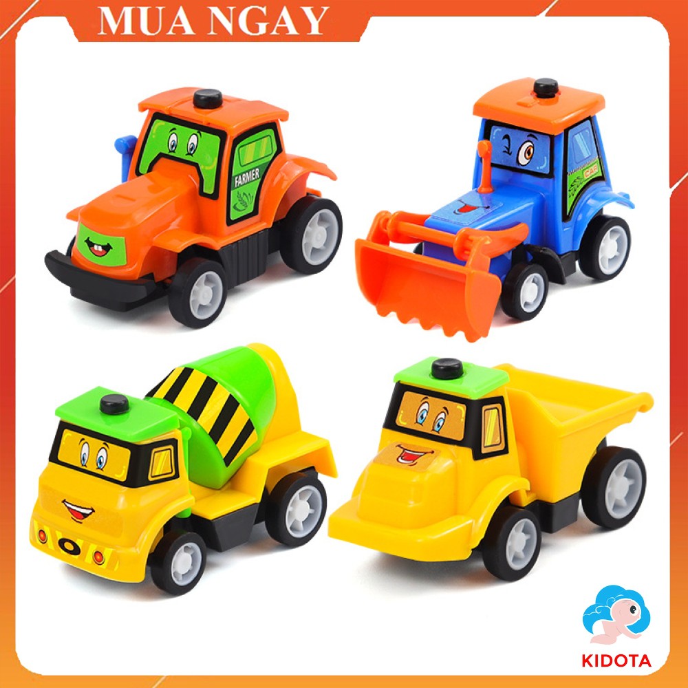 Mô hình đồ chơi xe xây dựng cho bé siêu đáng yêu XMH15