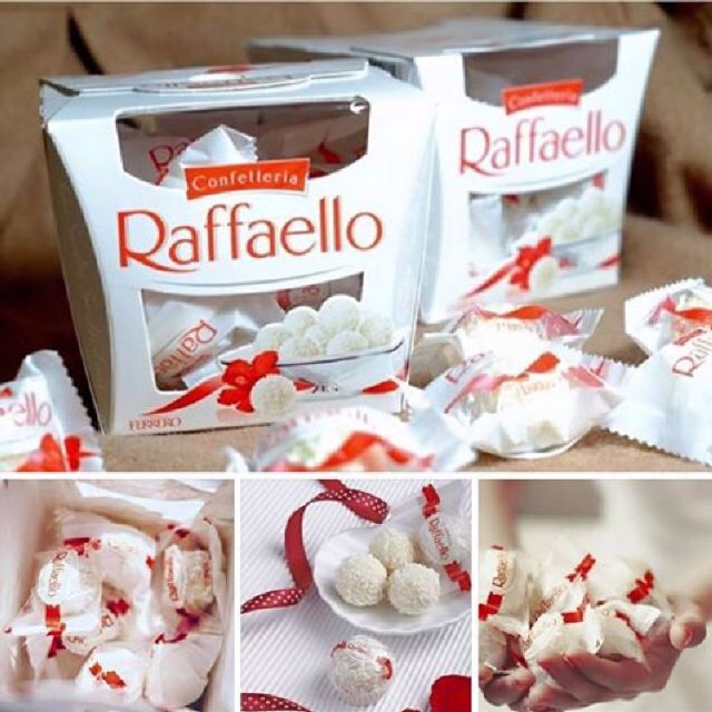 Kẹo dừa Raffaello Nga hộp vuông