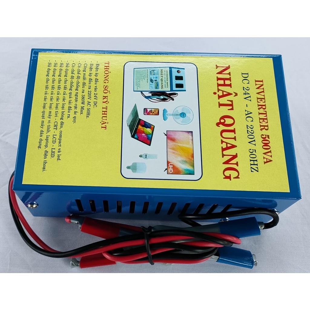 BỘ ĐẢo ĐIỆN 24V RA 220V AC 500VA