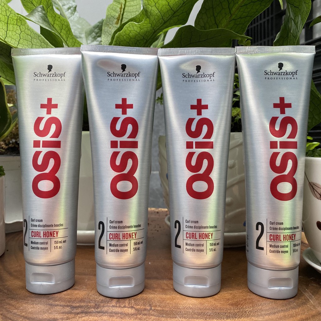 Kem tạo lọn sóng xoăn giữ nếp tóc Schwarzkopf Osis+ 2 Curl Honey Cream 150ml