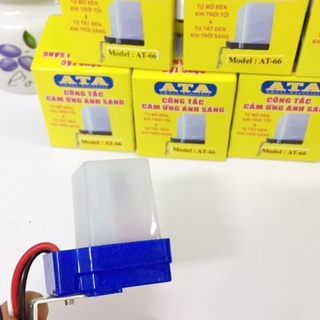 Cảm biến ánh sáng tự mở đèn khi trồi tối,tự tắt khi trời sáng ATA AT-66 ,Hàng chính hãng BH12 tháng