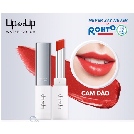 Sample son Son trang điểm dưỡng tối ưu Lip On Lip Water Color 0.5g - Cam đào