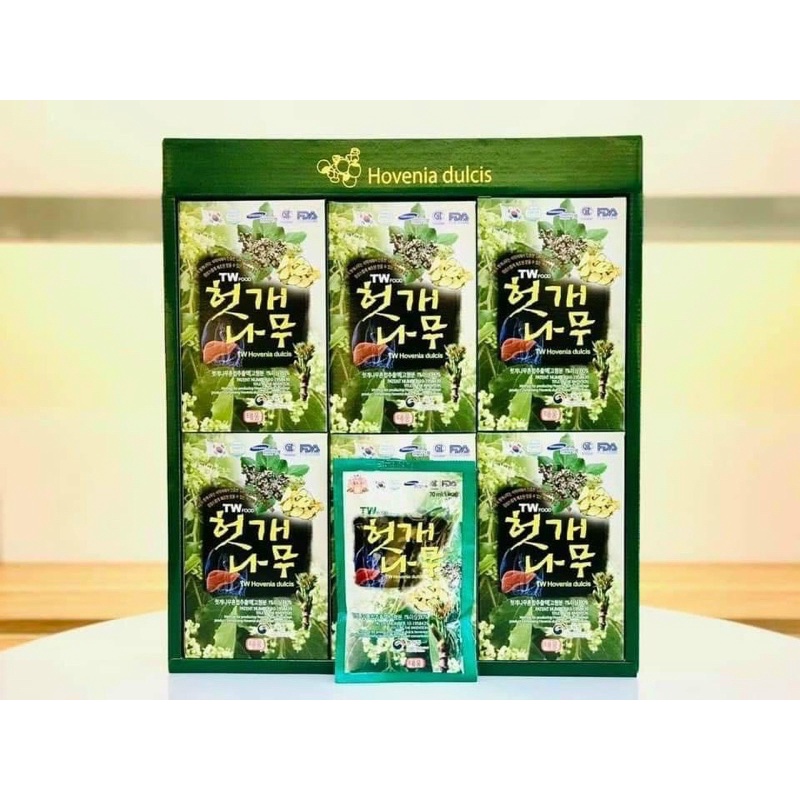 Nước Bổ gan giải rượu Hàn Quốc 30 gói x 70ml
