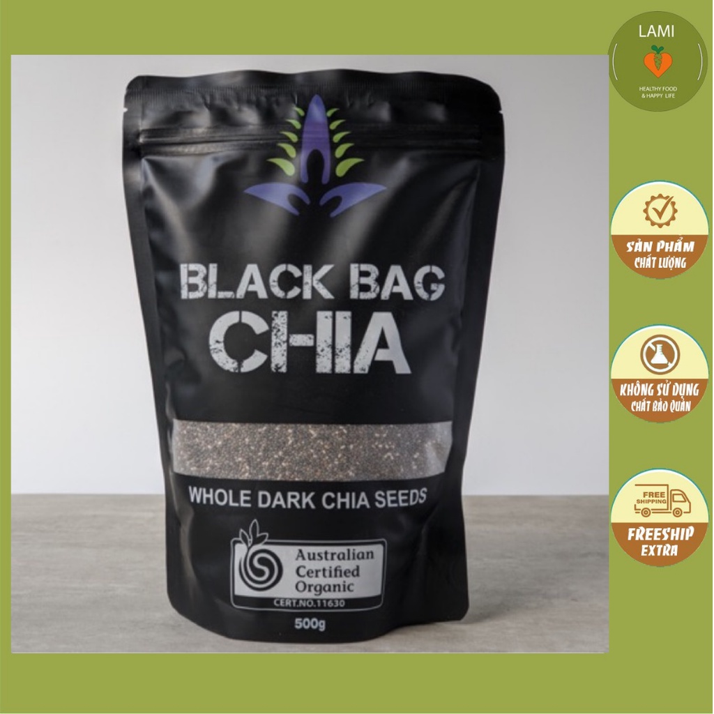Hạt Chia đen Úc Black Bag Chia 500g