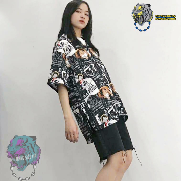 Bộ Đồ Áo Sơ Mi Lụa Luffy onepiece Nam Nữ | Sản Phẩm MỚi 2021 | BigBuy360 - bigbuy360.vn