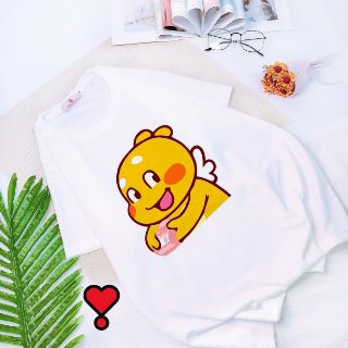 Áo THUN hình khủng long vàng ❤