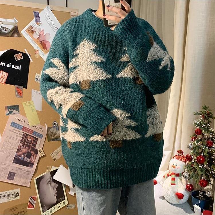 Áo Len Nam Dài Tay Cổ Tròn Thời Trang Hàn | BigBuy360 - bigbuy360.vn