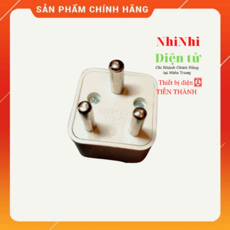 Ổ cắm chuyển đổi ổ 3 chấu thành 2 chấu - chuyển đổi sạc 3 chân - đầu nối ổ cắm 3 cực đa năng 10A 250V