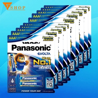 Combo 10 Vỉ Pin Panasonic Evolta AAA ( 1 vỉ 2 viên )