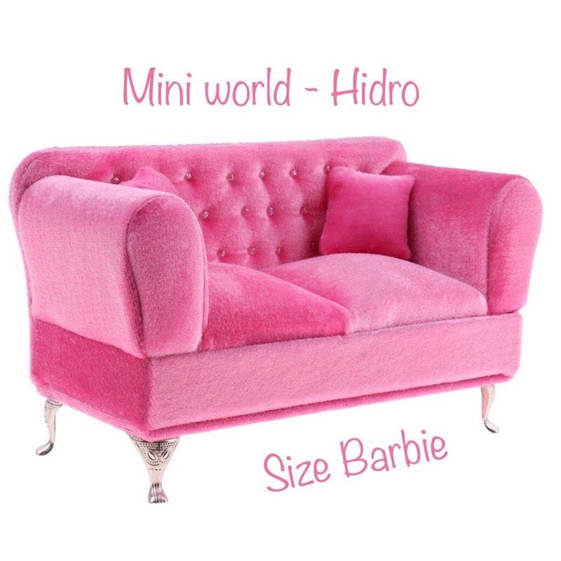 Mô hình hộp trang sức ghế sofa mini tỉ lệ 1/6 dùng cho búp bê Ken, Barbie, Fr... Có thể dùng đa dạng, trang trí nhà búp