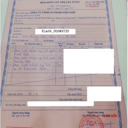 Son kem lì Bbia Last Velvet Lip Tint Version 3 Màu 12 Cam Cháy - Amora Skinlab | BigBuy360 - bigbuy360.vn