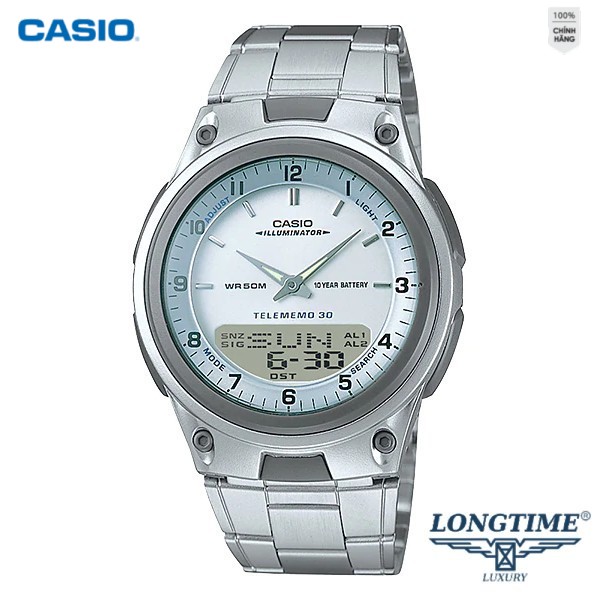 Đồng Hồ nam Casio Dây Kim Loại AW-80D-7AVDF Chính Hãng