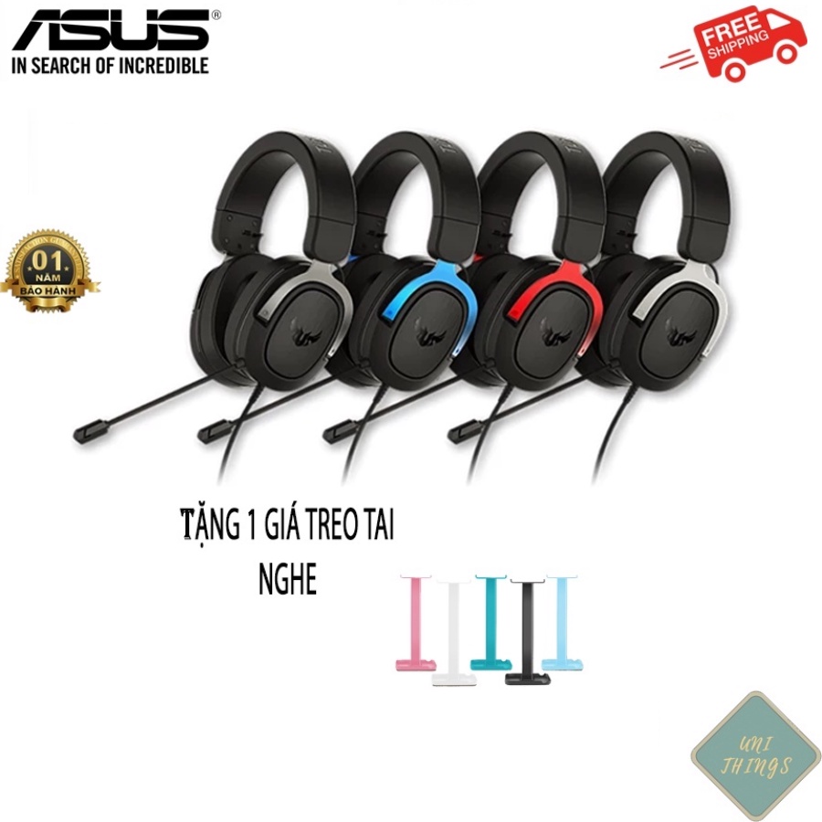 Tai nghe gaming Asus tuf H3 cho PC, PS4, Xbox One và Nintendo Switch