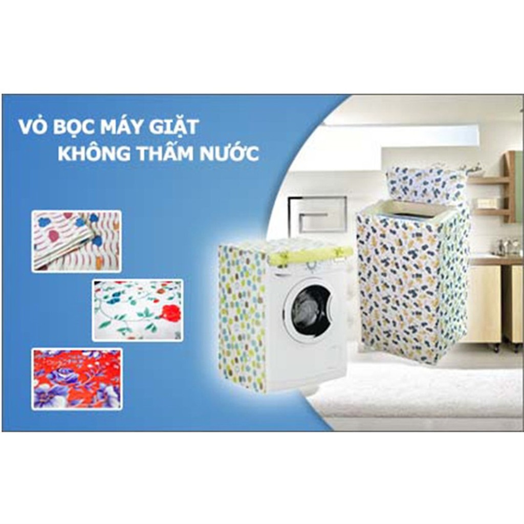 Bọc Máy Giặt Chống Bụi Bẩn Cửa Đứng Và Cửa Trước Loại Dày Không Thấm Nước Cho Máy Giặt Nhiều Màu