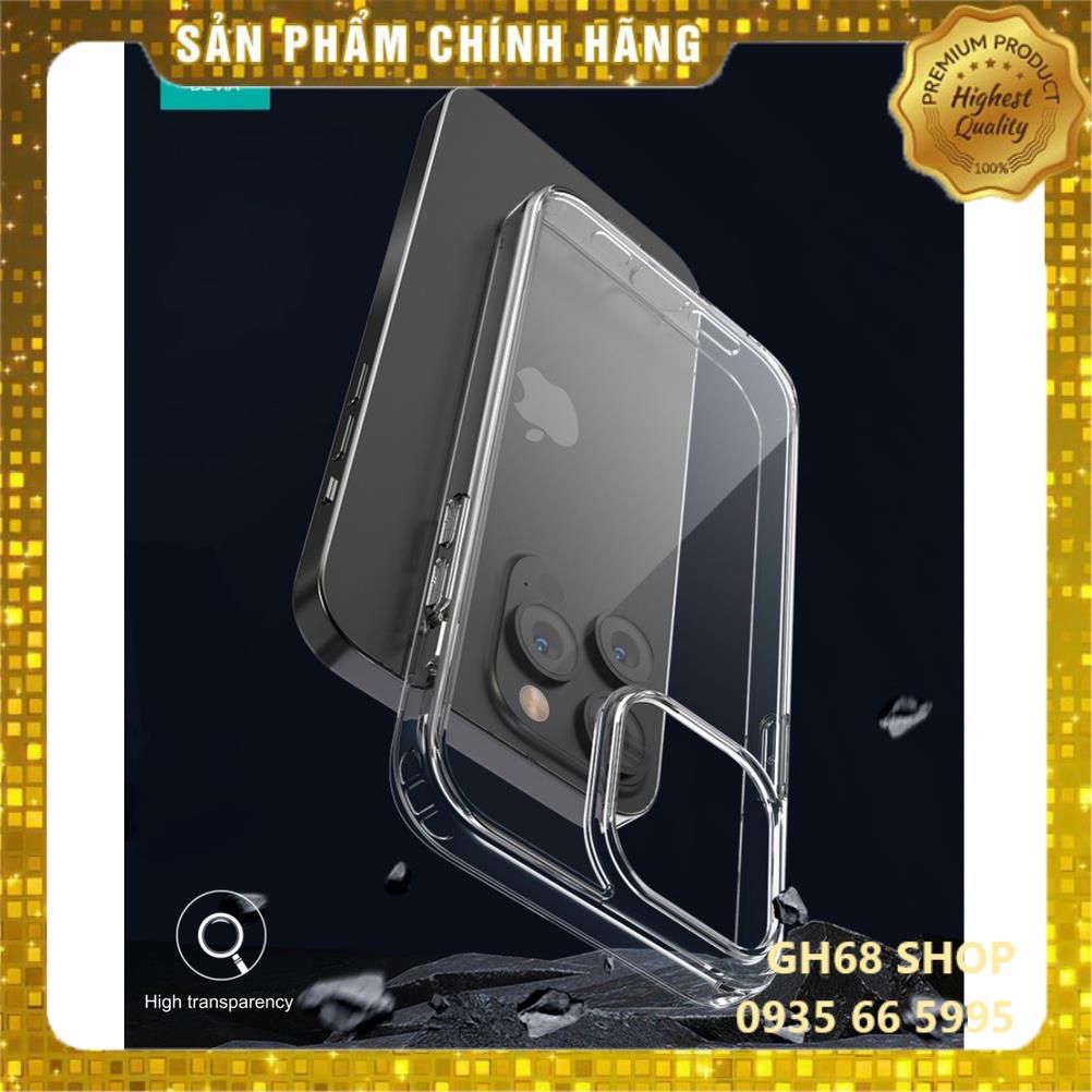 Ốp Devia trong suốt chống sốc 4 góc iphone 14 pro max , 14 pro , 14 max , 14