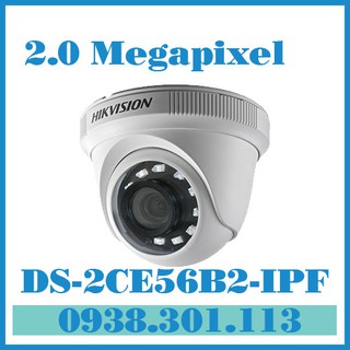 Camera HD-TVI Dome 4 in 1 hồng ngoại 2.0 Megapixel HIKVISION DS-2CE56B2-IPF