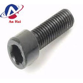 Combo 100 con bulong M3/M4 lục giác chìm đầu trụ thép đen -ốc đầu trụ - ốc lục lăng đầu trụ thép đen