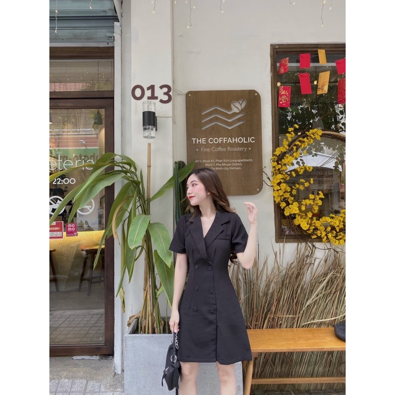 ĐẦM VEST ĐEN CÔNG SỞ KT5 | BigBuy360 - bigbuy360.vn