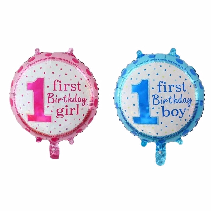 Bong Bóng Hình Số 18 Inch 1 Trang Trí Tiệc Sinh Nhật Cho Bé