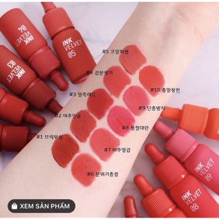 Son kem ink velvet hàn quốc