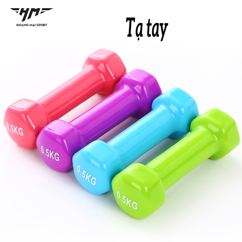 Tạ Tay Bọc Cao Su Loại Mini Tập Gym Dành Cho Nam Nữ