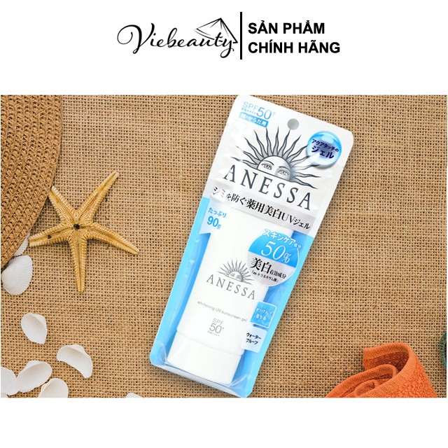 Gel Chống Nắng Body Dưỡng Trắng Toàn Thân Anessa Whitening UV Sunscreen Gel 90g - Vie Beauty