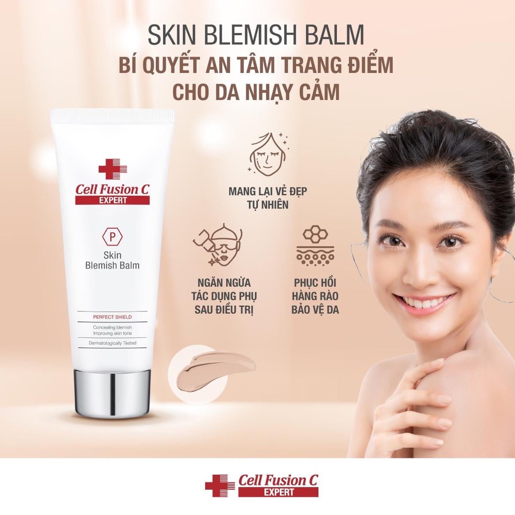 Kem trang điểm dưỡng da Cell Fusion C skin blemish balm intensive 10ml