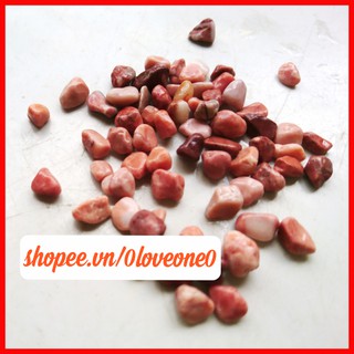 1 kg sỏi muối tiêu hồng, đỏ- sỏi nhỏ màu hồng- sỏi nhỏ màu đỏ-sỏi mini (Kích thước từ 0,2-8cm)