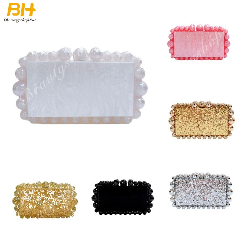 Túi Đeo Chéo Bằng Nhựa Acrylic Thiết Kế Mới Cao Cấp Thời Trang