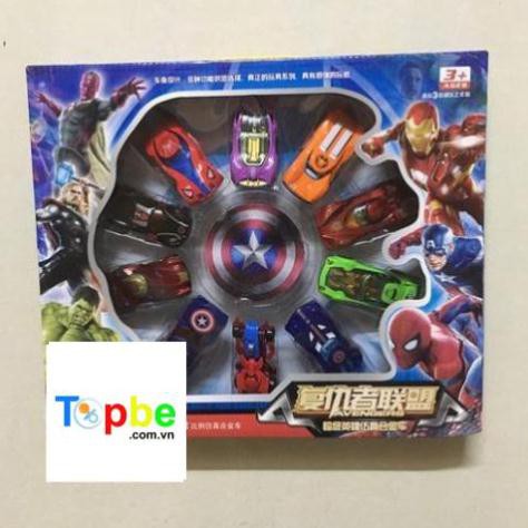 [nguyenstore] Set 10 xe sắt siêu anh hùng Avenger giá sale siêu rẻ hàng loại 1 Giá Rẻ Nhất Giá Rẻ Tận Xưởng a