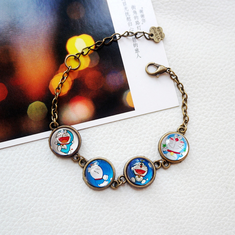 Vòng đeo tay hình Doraemon dễ thương thích hợp để làm quà tặng KN3302