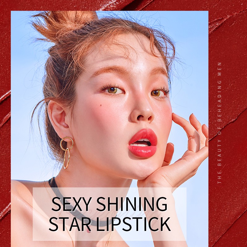 Son môi FENYI 6 màu sắc khác tùy chọn đỏ lấp lánh/ màu đỏ tươi/ đỏ mận 3.5g | BigBuy360 - bigbuy360.vn