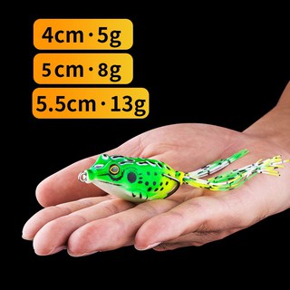 Syfishing 1 mồi câu cá giả hình con ếch mềm 4cm / 5cm / 5.5cm