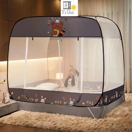 Màn chụp tự bung đỉnh vuông gấp gọn đủ kích thước