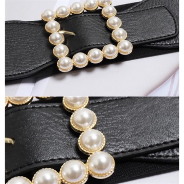 Đai Váy Chun Co Giãn Mặt Vuông Bản 6cm