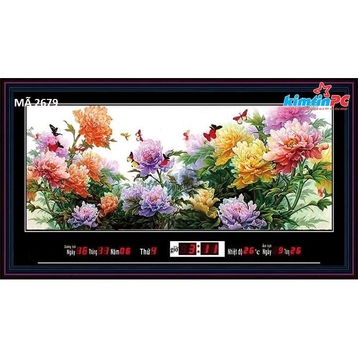 Lịch vạn niên - Tranh Cảnh - 50x90cm - mã 2679