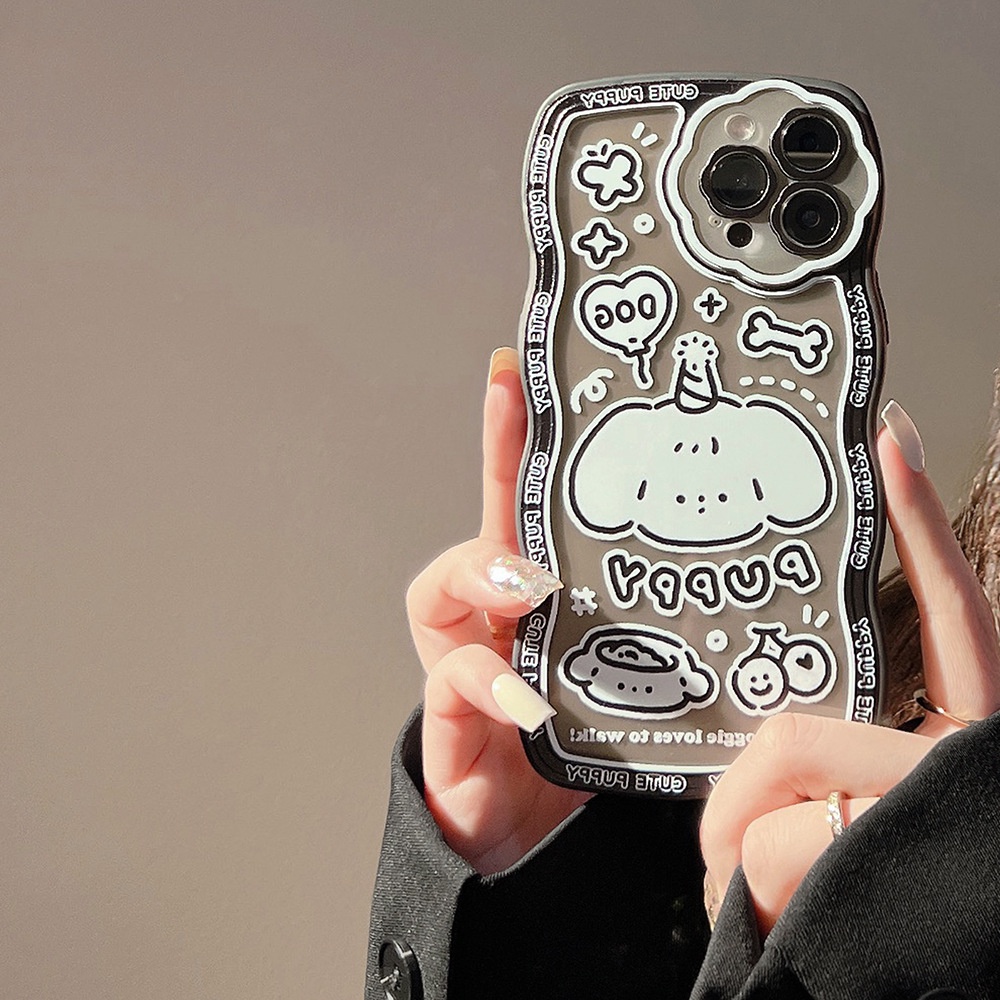 Ốp lưng for iphone Ốp Điện Thoại Mềm Trong Suốt In Họa Tiết 14pro Kiểu Dáng Hoạt Hình Cho iphone13 13promax 11 xs 8p Dinuo case