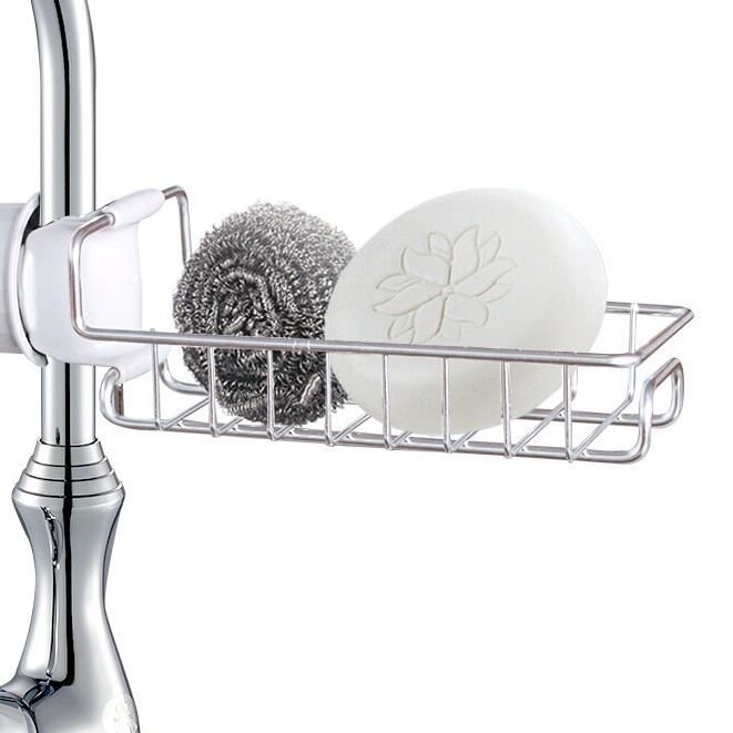 GIÁ INOX TREO VÒI RỬA BÁT ĐỂ ĐỒ ĐA NĂNG THUẬN TIỆN DỄ THÁO LẮP