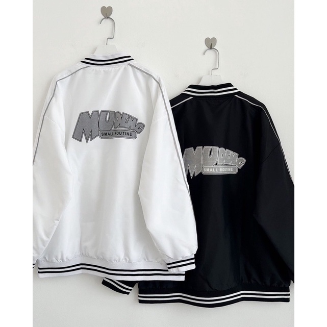 Áo bomber gió chữ