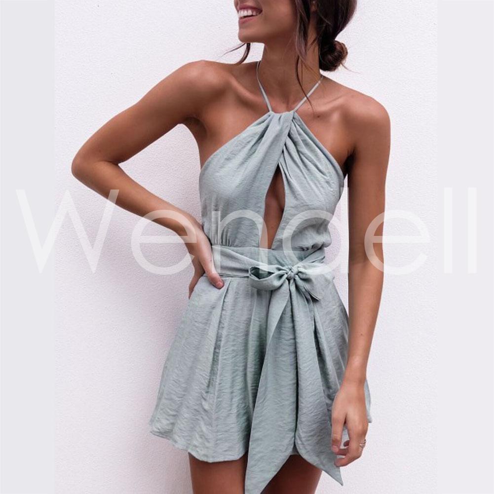 Bộ Áo Liền Quần Hở Lưng Phối Bèo Thời Trang Mùa Hè 22-zz133337.04 | BigBuy360 - bigbuy360.vn