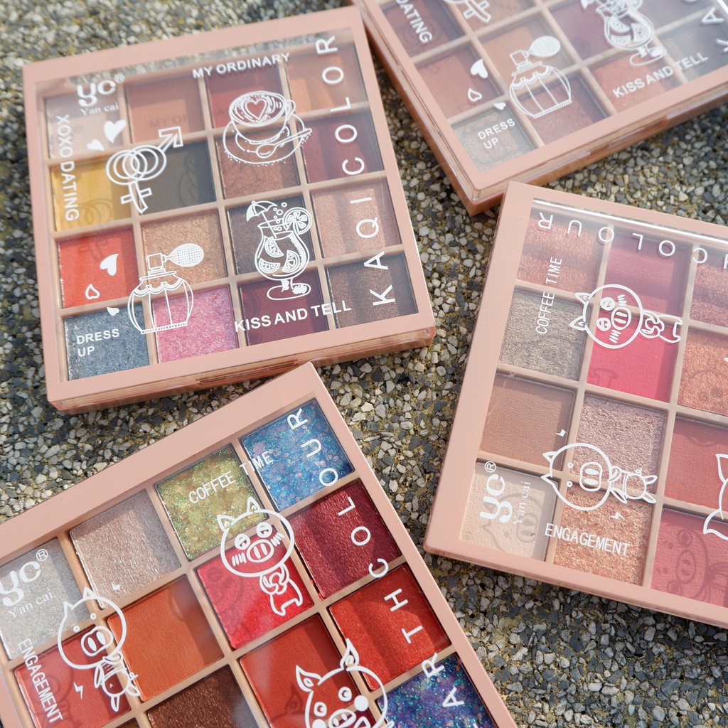 Bảng 16 ô phấn mắt Yancai 16 color eye shadow No.e3009 | BigBuy360 - bigbuy360.vn