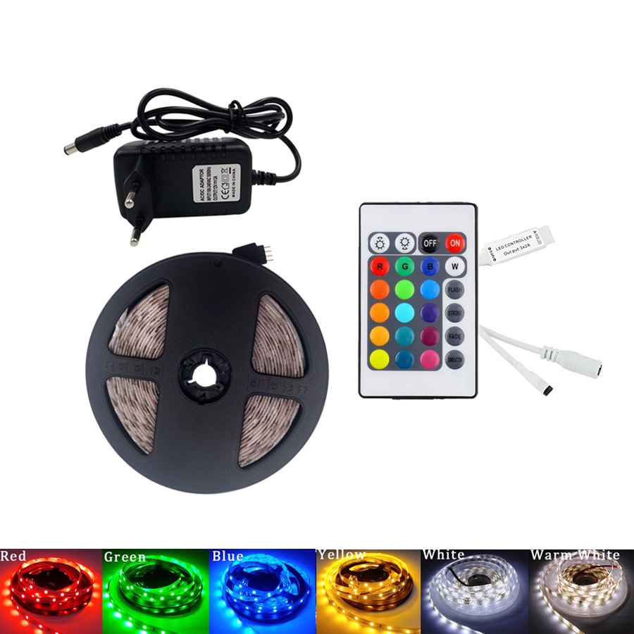 Dây Đèn led 5M 300 Bóng DC 12V 2835 SMD Str 12V Dùng Để Trang Trí