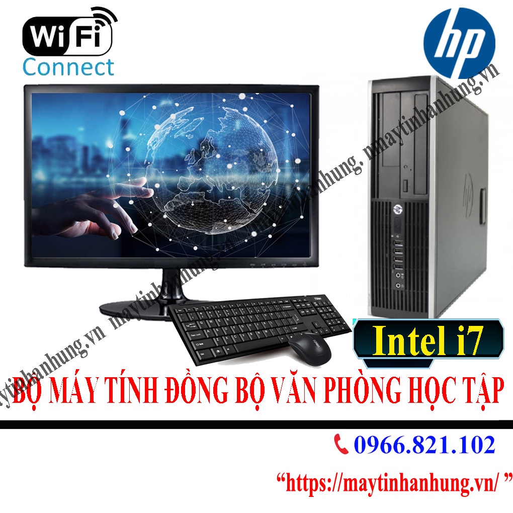 Bộ case máy tính để bàn HP CPU Core i3 / Ram 4GB /HDD 250GB + Màn hình ( Sản phẩm trọn bộ đầy đủ)