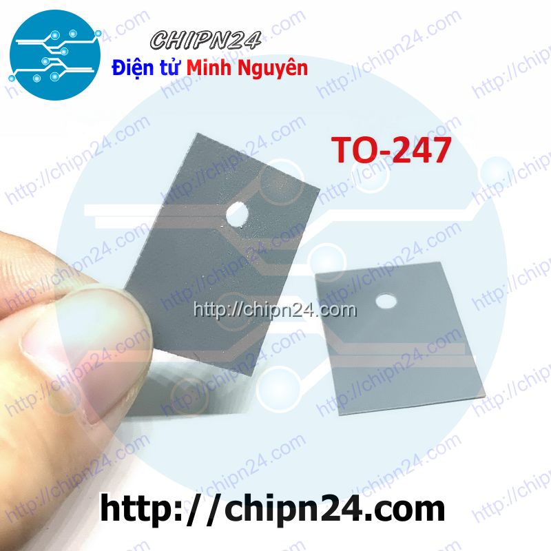 [10 CÁI] Miếng lót tản nhiệt TO-247 TO-3P 20x25mm