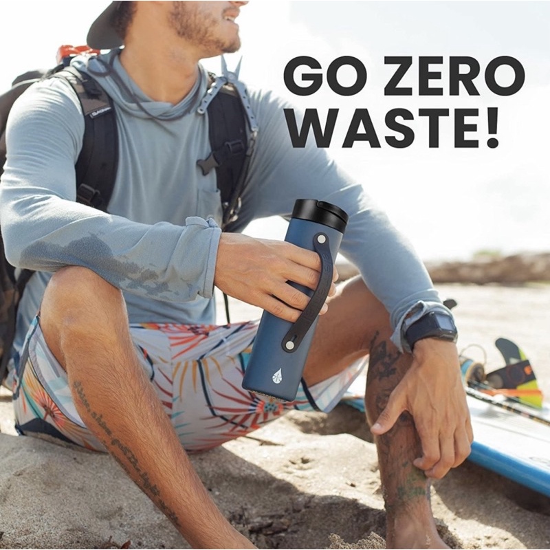 Bình giữ nhiệt Elemental sport 590ml màu xanh navy, giữ nhiệt vượt trội, inox 304