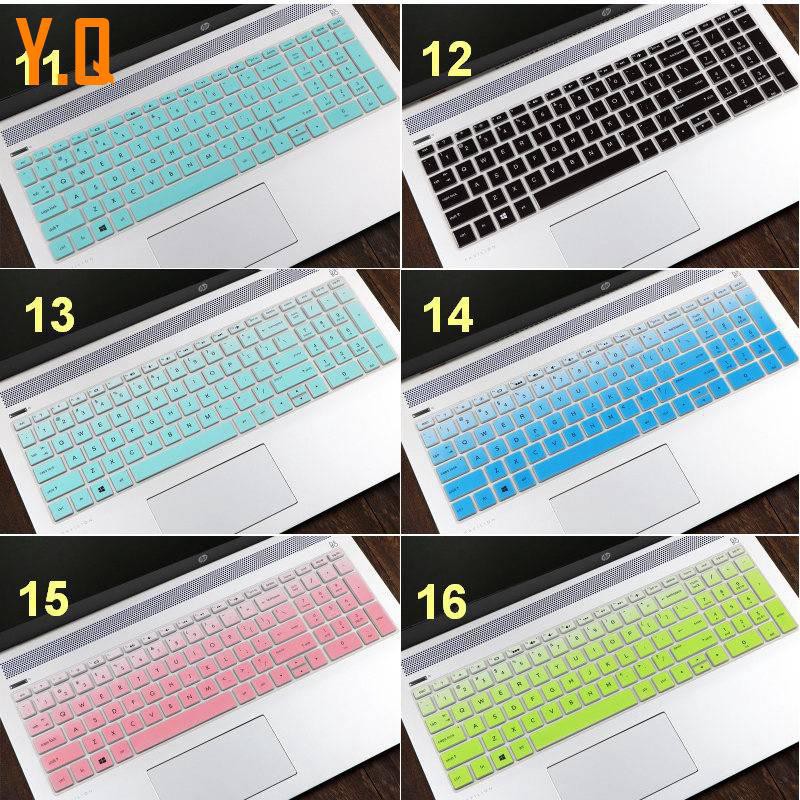 Ốp Lưng Kèm Bàn Phím Silicone Cho Laptop 15.6 Inch HP Pavilion Series Notebook Skin 15-cc707TX BF