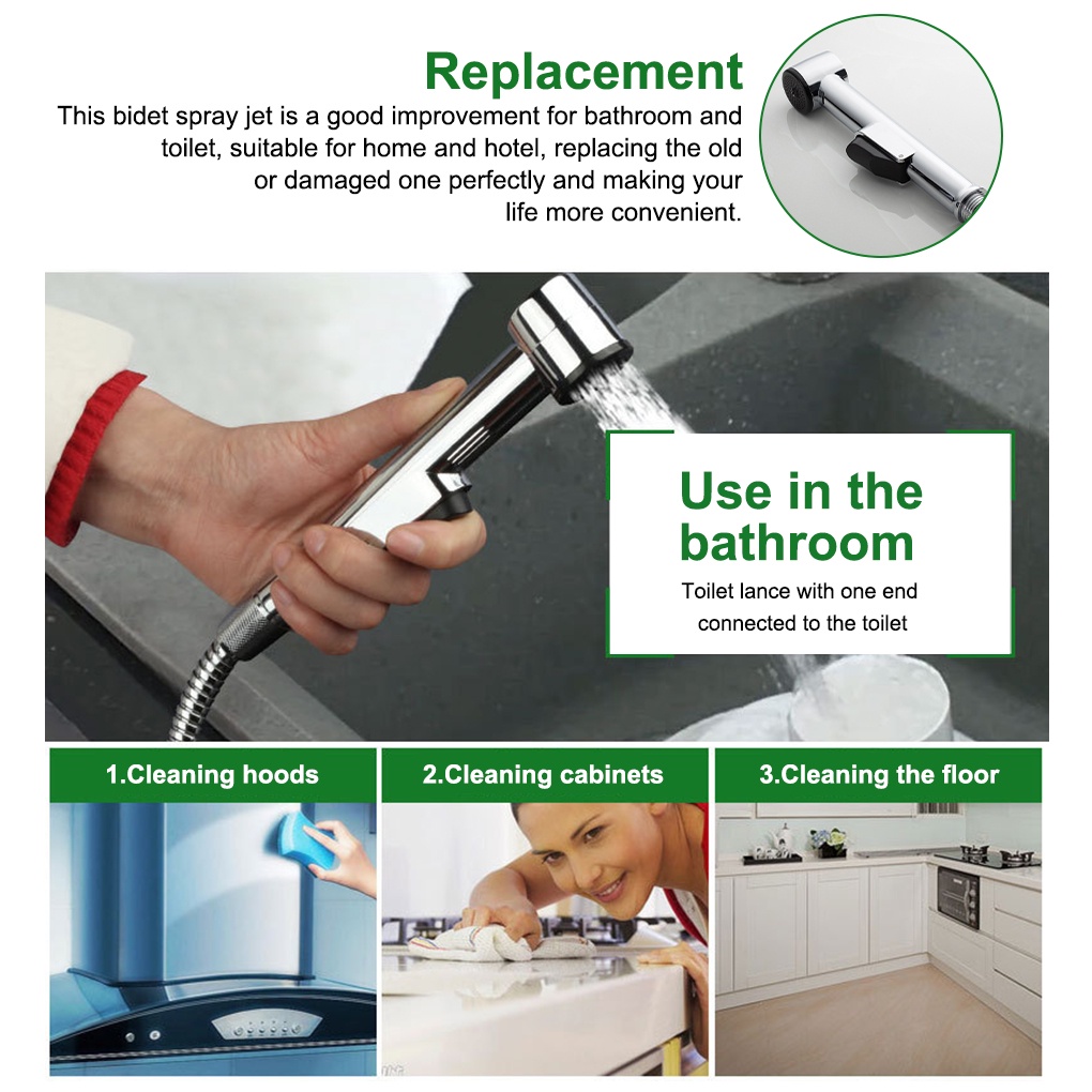 [CHOO] Woman Bidet Sprayer Handheld Toilet Cloth Faucet Shower Head Household Improvement Clean Hotel Water Spraying